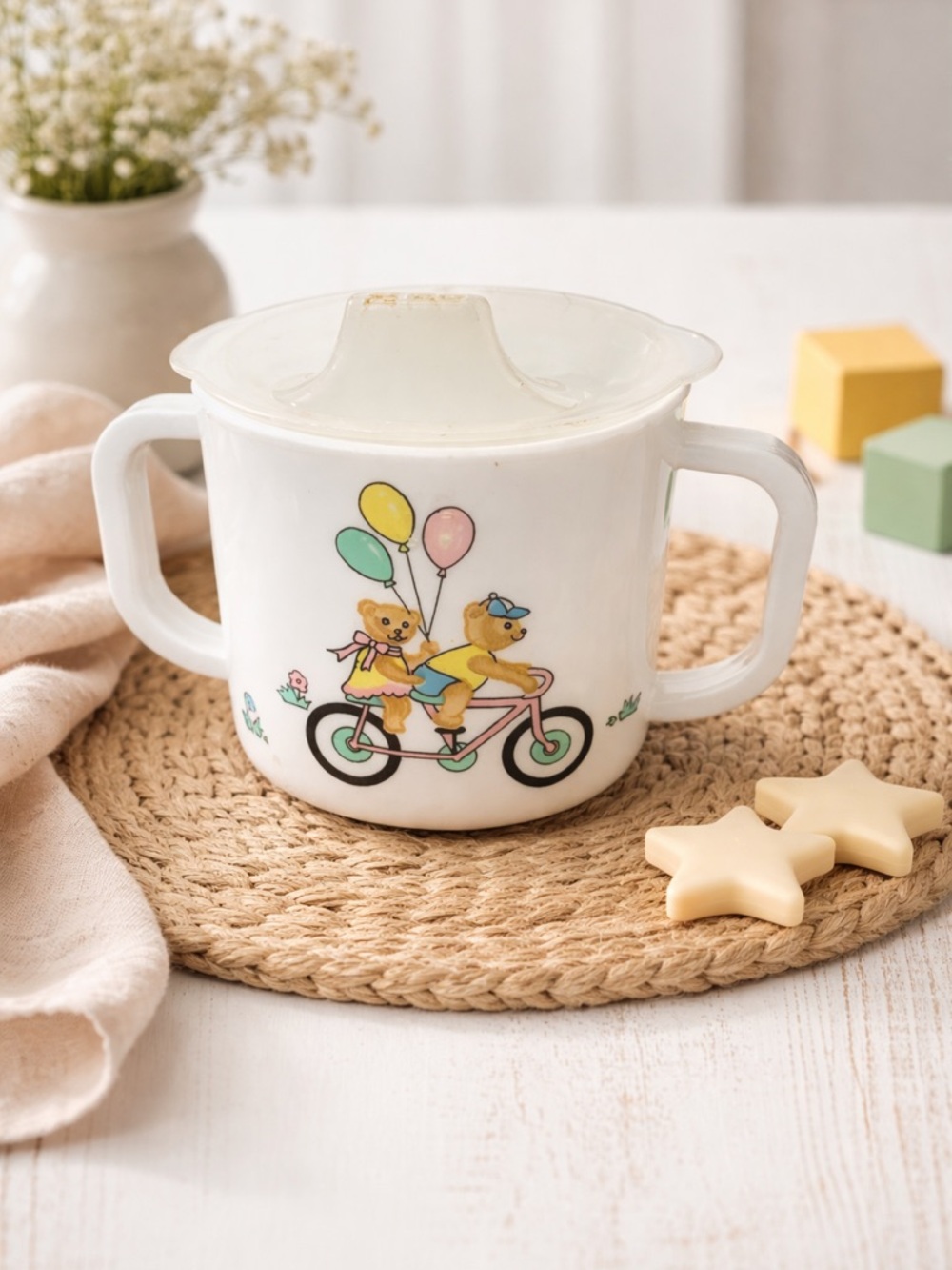 Vintage Plastic Toddler Sippy Cup